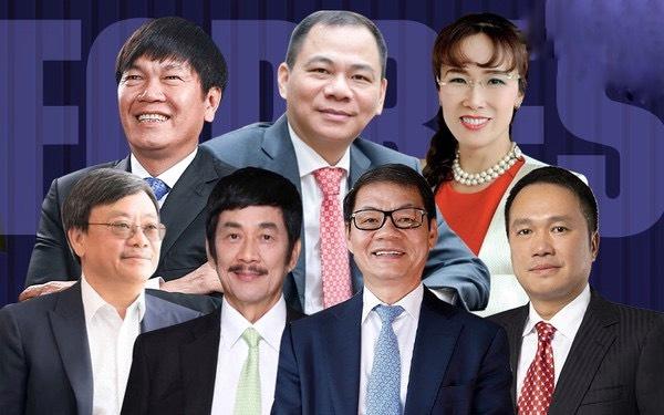 Tạp chí Forbes (Mỹ) vừa công bố danh sách có 7 tỷ phú Việt Nam