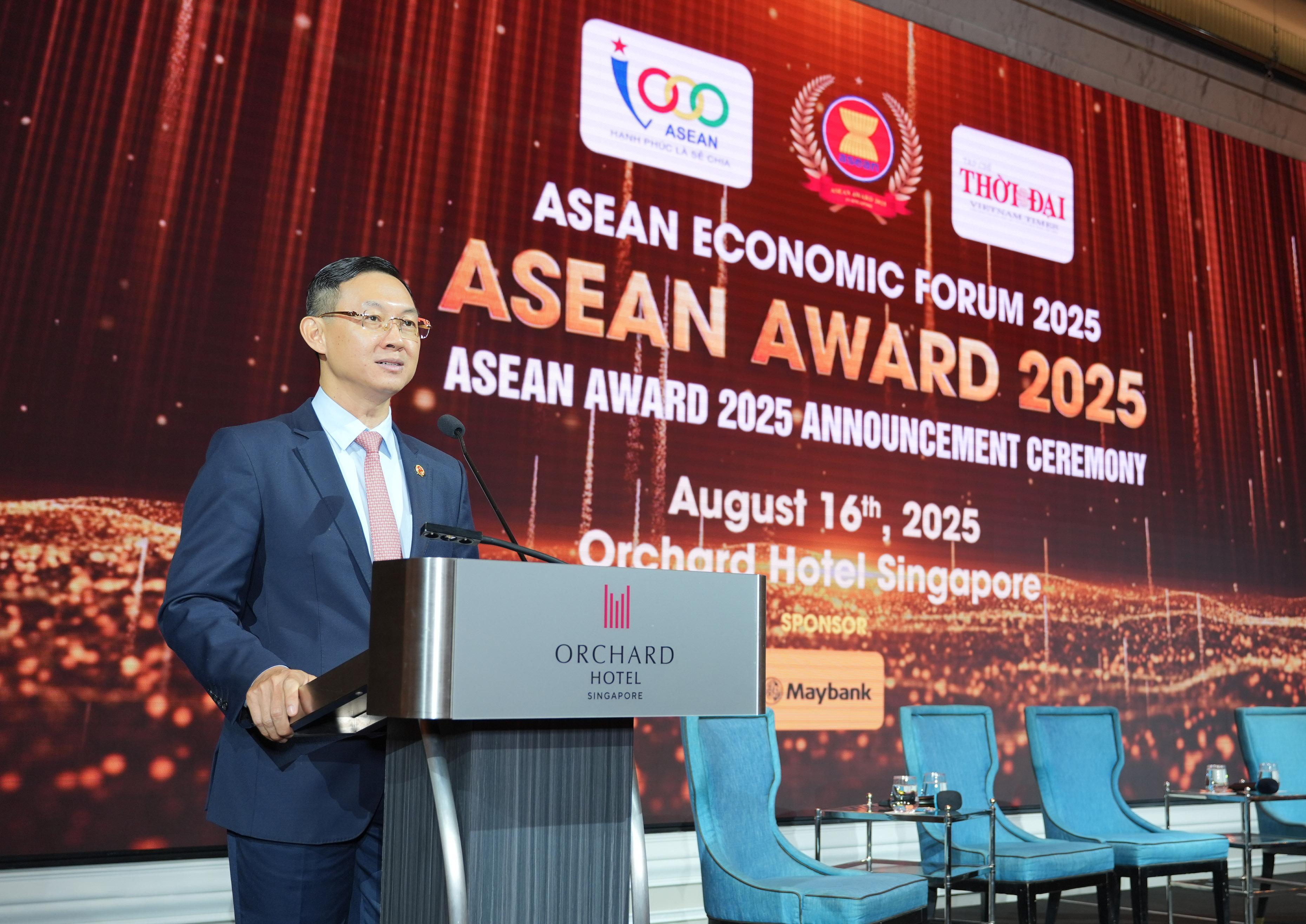 150 doanh nghiệp tham gia Lễ biểu dương Asean Award 2025 tại Singapore